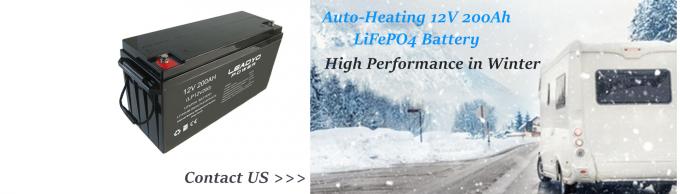 लाइट 12V 200Ah लिथियम RV हाउस बैटरी LiFePo4 कैंपर ट्रेलर बैटरी 1