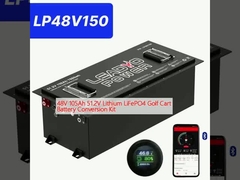 48V 105Ah 51.2V लिथियम LiFePO4 गोल्फ कार्ट बैटरी रूपांतरण किट