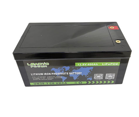स्मार्ट ब्लूटूथ 12.8V LiFePO4 बैटरी 12V 400Ah कैम्पिंग कार के लिए रिचार्जेबल बैटरी