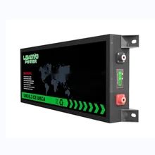 एंडरसन 50A*2 12V स्लिमलाइन लिथियम आयन बैटरी पावर सॉल्यूशन 12V 120Ah LiFePO4 बैटरी