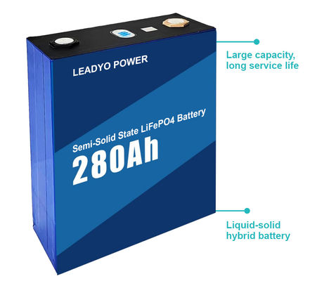 LiFePO4 Semi-Solid State 3.2V 280Ah Lithium Priamatic Batteries Cell