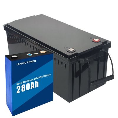 खरीदें 12V 280Ah Lifepo4 हाई-सेफ्टी हाइब्रिड सेमी-सॉलिड स्टेट 12.8V 200Amp BMS Lifepo4 बैटरी पैक ऑनलाइन निर्माण