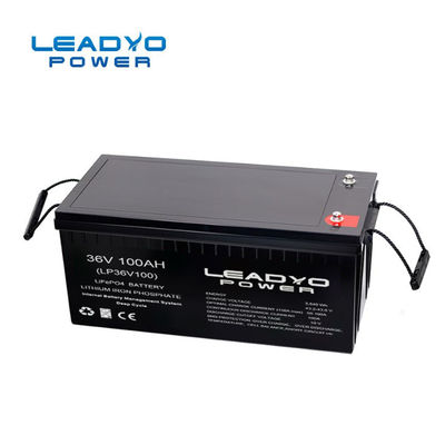 LEADYO 36V लिथियम ट्रोलिंग मोटर बैटरी 100Ah लिथियम आयरन फॉस्फेट LFP बैटरी