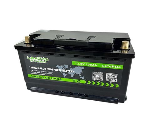 दोहरे उद्देश्य वाली समुद्री लिथियम आयन बैटरी 12v 100Ah CCA1200 LiFePO4 स्टार्टिंग और डीप साइकिल लाइफपो4 बैटरी