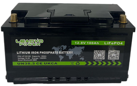 डीप साइकल लिथियम एल4 एल5 12.8V 100Ah LiFePO4 बैटरी RV / Camper Van / सोलर स्टोरेज के लिए