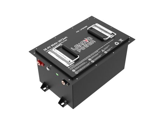 LiFePO4 गोल्फ कार्ट 48V 51.2V 100Ah एलसीडी एलईडी डिस्प्ले / चार्जर के साथ लिथियम आयरन एलएफपी बैटरी