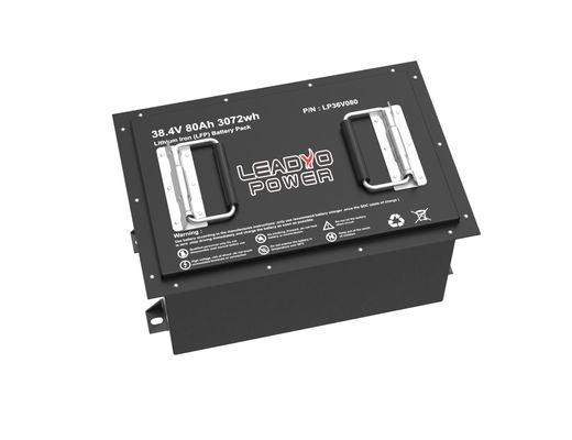 एलसीडी एलईडी डिस्प्ले/चार्जर के साथ लिथियम गोल्फ कार्ट 36V 38.4V 80Ah LiFePO4 LFP बैटरी पैक