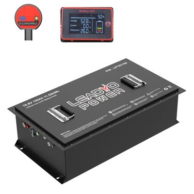 अच्छा मूल्य लिथियम 72V 150Ah गोल्फ कार्ट बैटरी LiFePO4 गोल्फ बग्गी बैटरी पैक ब्लूटूथ एलसीडी CANBUS के साथ ऑनलाइन