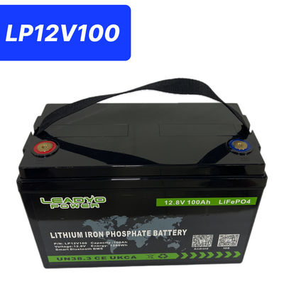 ब्लूटूथ समूह 31 आकार के साथ 12V 100Ah 12.8V LiFePO4 लिथियम बैटरी