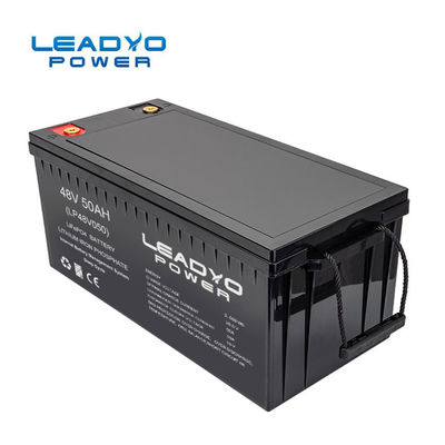 ब्लूटूथ 2.4KWH लिथियम सोलर स्टोरेज बैटरी 51.2V 50Ah घर के लिए
