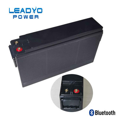ब्लूटूथ फ्रंट टर्मिनल के साथ 12V 100Ah स्लिमलाइन लिथियम बैटरी
