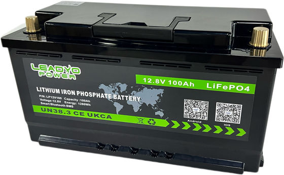 अच्छा मूल्य ब्लूटूथ LiFePO4 लिथियम आयरन फॉस्फेट बैटरी 12V 100Ah बीएमएस के साथ ऑनलाइन